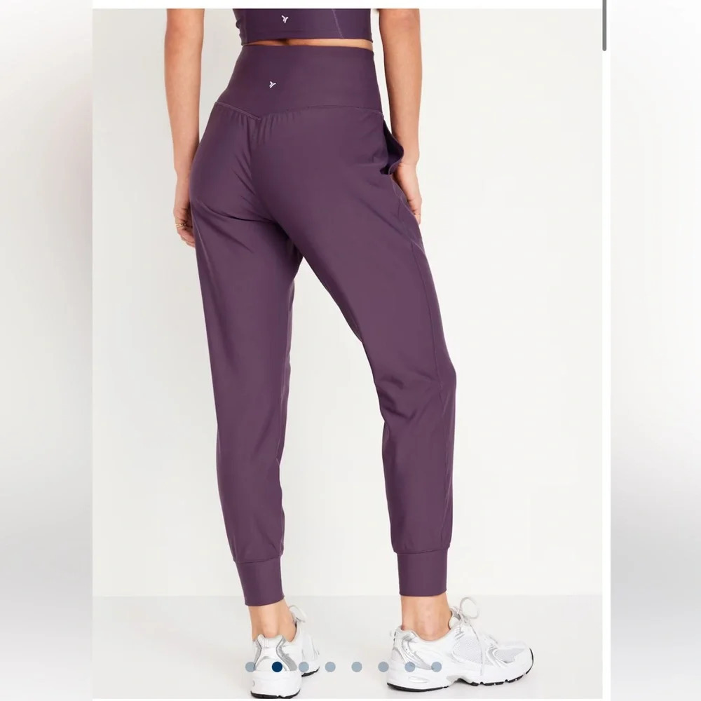 Old Navy High-Waisted PowerSoft Joggers - 7/8 Length - Mauve Pink - Size Small - Picture 13 of 13